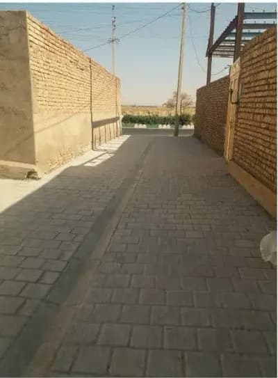 📷گزارش تصویری|  عملیات‌نصب جدول کانیووسط ونصب تایل بتنی کوچه سجاد۲