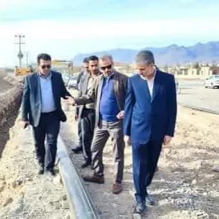 مراسم کلنگ زنی طرح آبرسانی به اراضی مسکن ملی کاشمر برگزار گردید