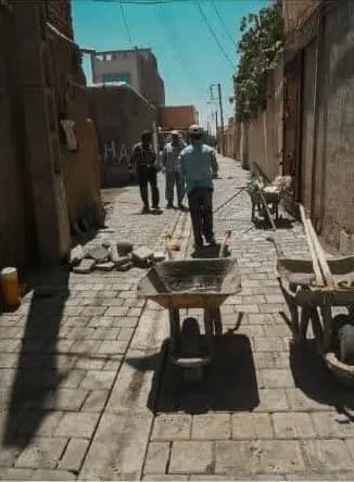 📸گزارش تصویری|| پایان عملیات کفسازی ونصب تایل بتنی کوچه شهیدمدرس ۸