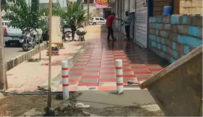 📸گزارش تصویری||  عملیات کف سازی حاشیه شرقی خیابان خرمشهر(حدفاصل خرمشهر۷و۹)