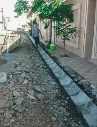 📸گزارش تصویری|| عملیات نصب جدول کوچه دانش ۲۶