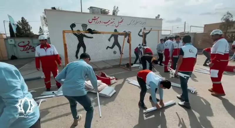 🎥 ویدیو تیزر| مانور زلزله و ایمنی در مدارس شهرستان کاشمر -این مانور با حضور مهندس کوهسرخی شهردار، معاون فرماندار و برخی از مسئولین دیگر برگزار شد.