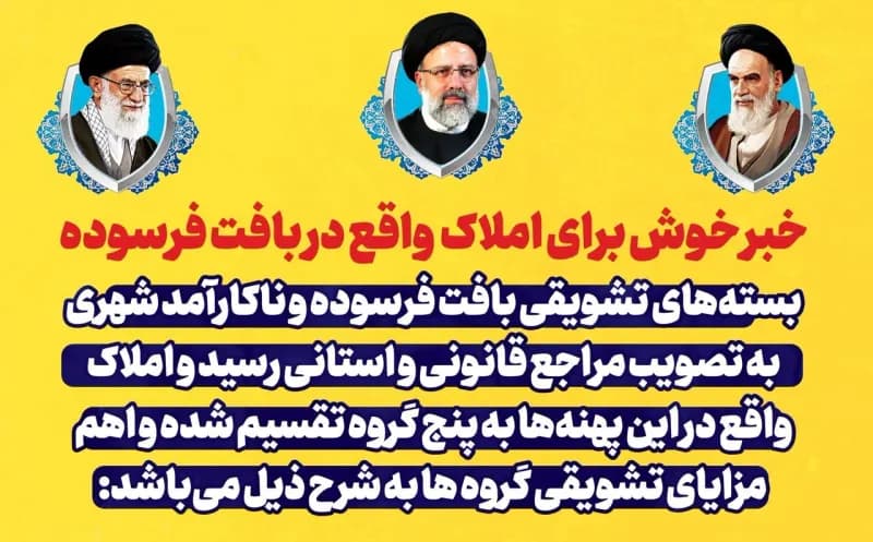 خبر خوش برای املاک واقع در بافت فرسوده-بسته های تشویقی بافت فرسوده و ناکارآمد شهری