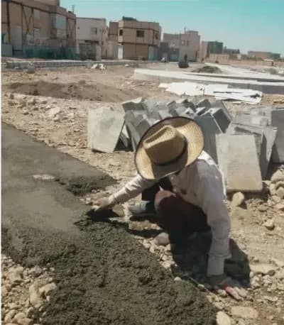 📸گزارش تصویری|| ادامه عملیات نصب جدول پارک دانش