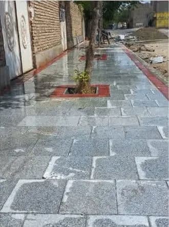 📸گزارش تصویری|| ادامه کارکف سازی پیاده روکوچه ۱۷شهریور۱۸
