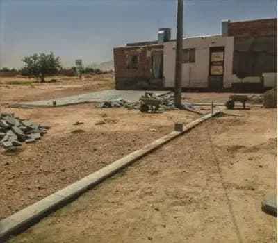 📸گزارش تصویری|| شروع عملیات نصب جدول کانیووسط ونصب تایل بتنی کوچه باقری ۱۱/۶