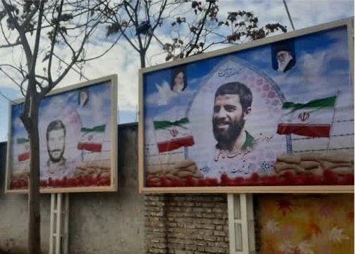 همزمان با فرارسیدن سالروز عملیات های کربلای ۴و۵ نصب تصاویر سرداران شهید خطه ترشیز در این عملیات