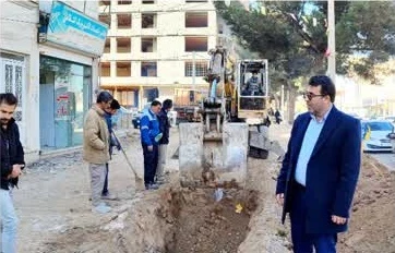بازدید شهردار از پروژه های عمرانی فعال در سطح شهر