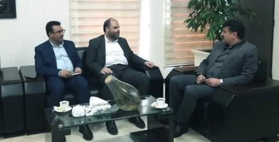 دیدار مهندس کوهسرخی شهردار و مهندس صراف فرماندار شهرستان کاشمر با مدبرنیا مدیر کل امور مالیاتی استان خراسان رضوی