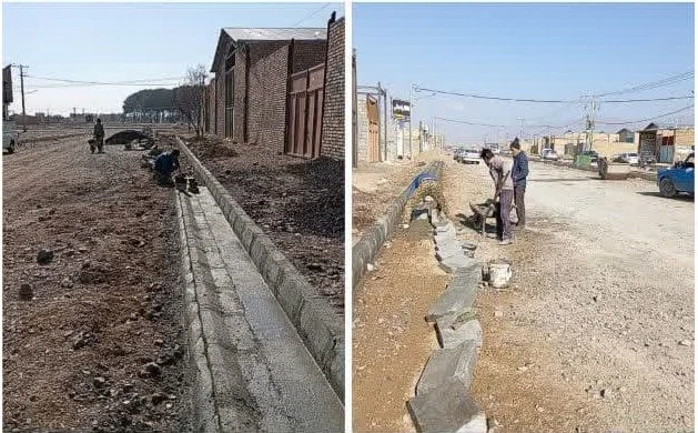 نصب جدول میلان دوم پشت ایرانخودرو