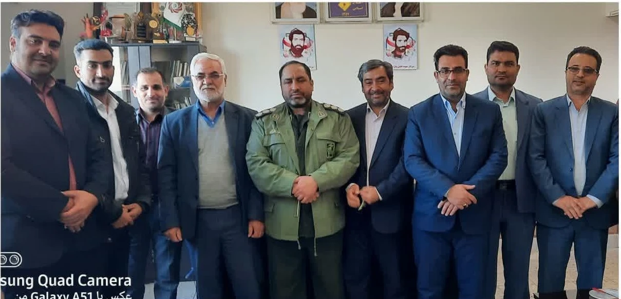 دیدار شهردار کاشمر ریاست و اعضای شورای اسلامی شهر با جناب سرهنگ یعقوبیان